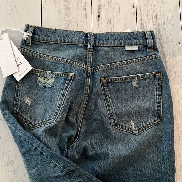 NWT Boyish The Toby Jeans Relaxed Fit 26 Great Ditactor Busted Knee Distressed - Picture 8 of 12